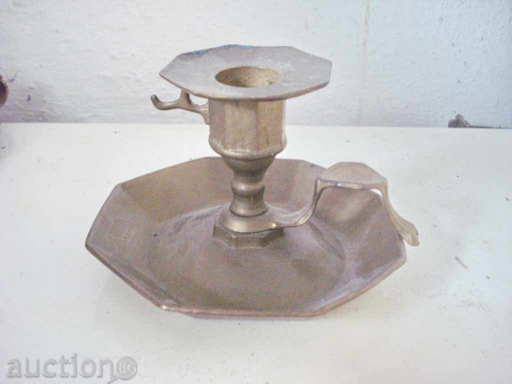 Old bronze candlestick 1