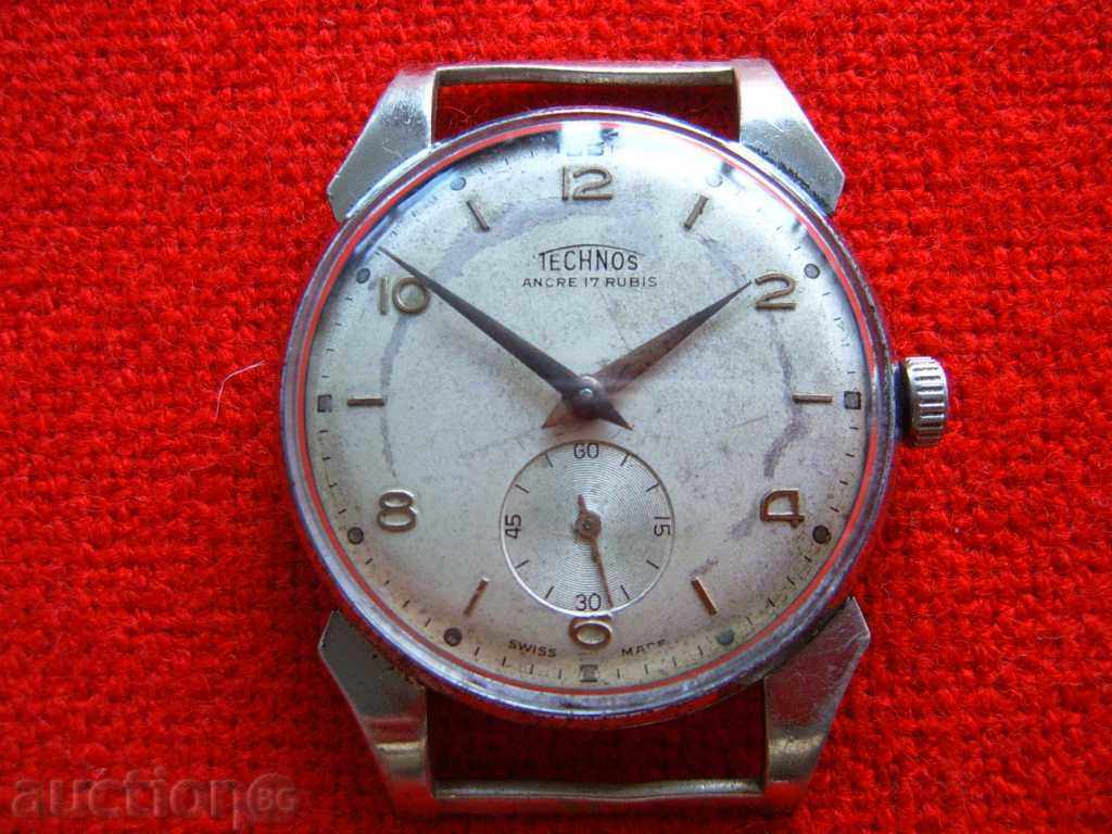 Vintage vechi Swiss Made încheietura ceas Technos