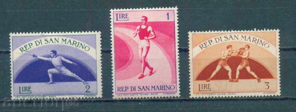 31K495 / San Marino - SPORT - Împrejmuire BOX ATLETISM