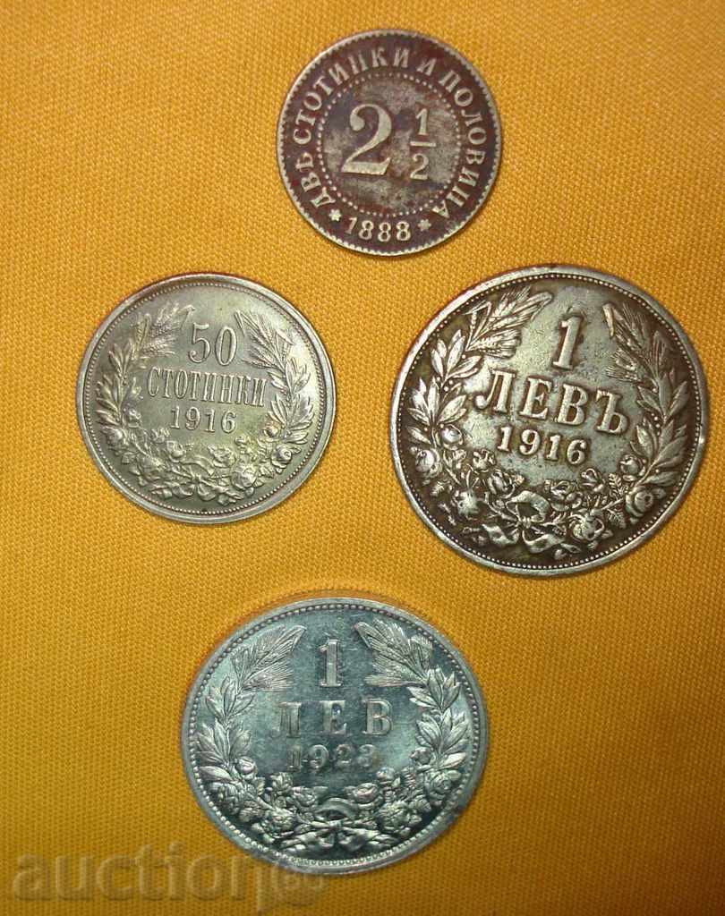 Колекция монети 50 ст и 1 лв 1916 г+всички други от снимките