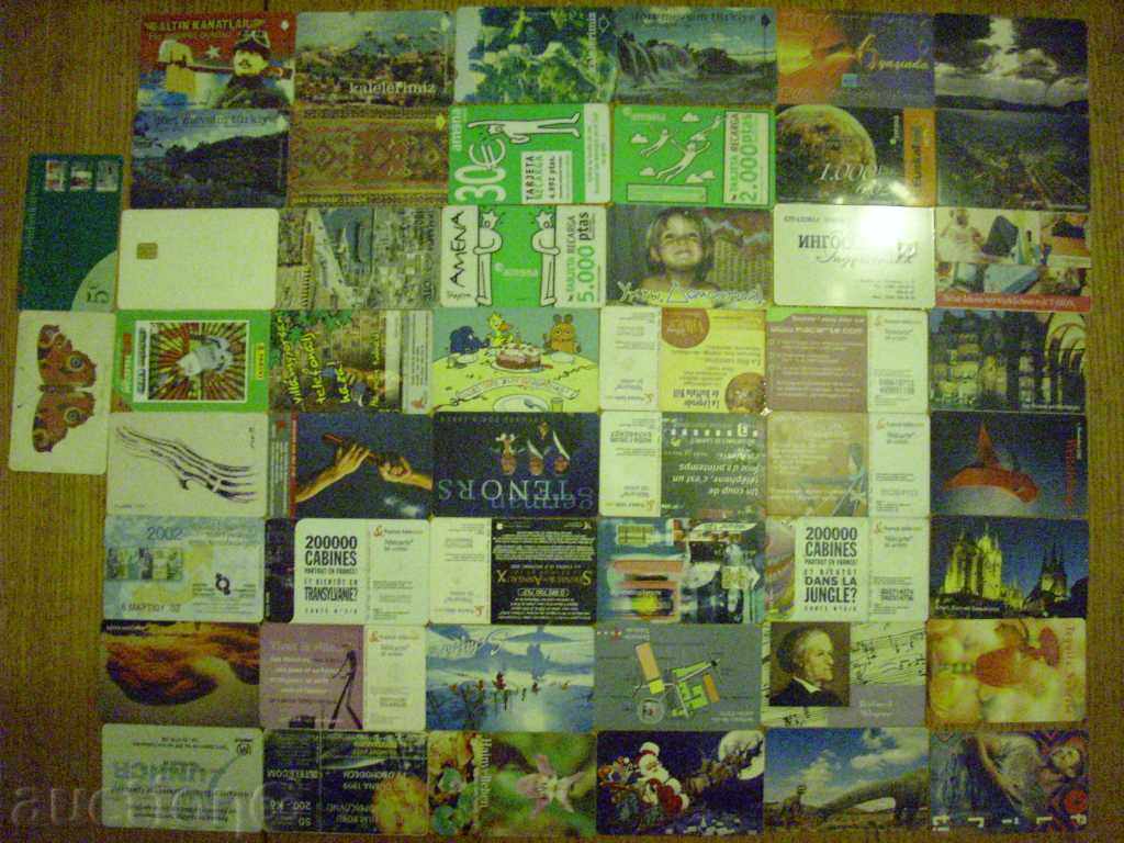 Auction  100 pcs of phone cards