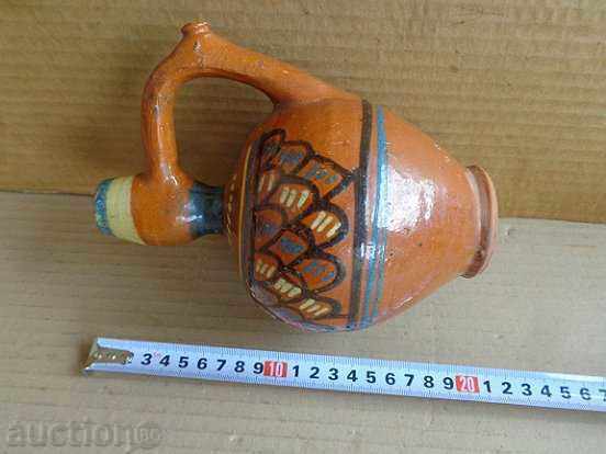 Auction Colorful jug, ceramics, burduk Auction Colorful jug, ceramics, burduk