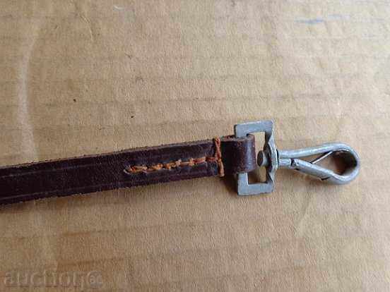 Delivery of Leather strap with carabiner for belt MNO revolver, pistol Delivery of Leather strap with carabiner for belt MNO revolver, pistol