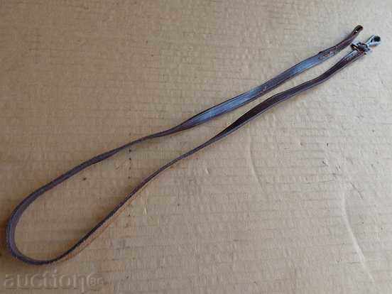 Leather strap with carabiner for belt MNO revolver, pistol - 6 Leather strap with carabiner for belt MNO revolver, pistol - 6