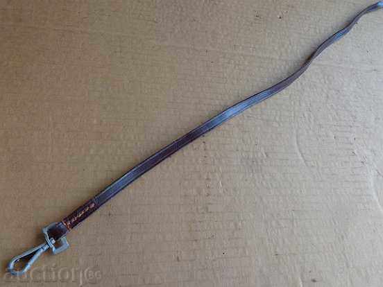 Leather strap with carabiner for belt MNO revolver, pistol - 7 Leather strap with carabiner for belt MNO revolver, pistol - 7