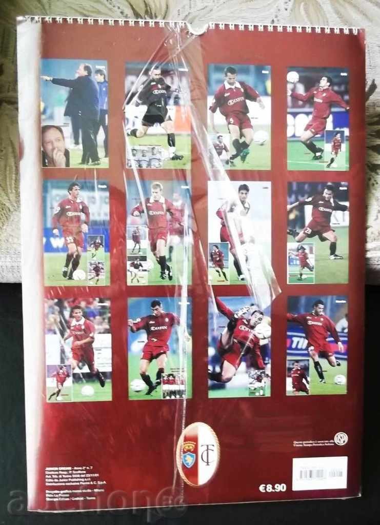 2003 Official Calendar TORINO CALCIO - Torino, Italy with price 20.00 BGN | € 10.23 2003 Official Calendar TORINO CALCIO - Torino, Italy with price 20.00 BGN | € 10.23