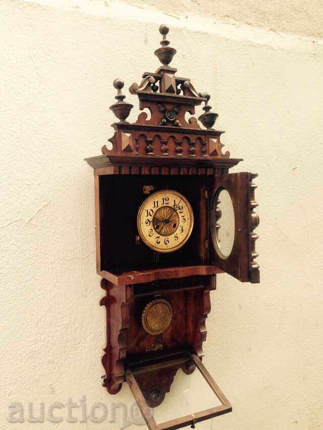 Wall clock Friedrich Mauthe Germany from ch.ch. - 5 Wall clock Friedrich Mauthe Germany from ch.ch. - 5