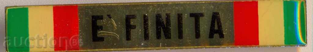 Pin Ε FINITA, 61h10mm.