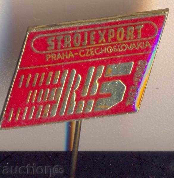 Insigna Stroyeksport Praga 1953-1988 an