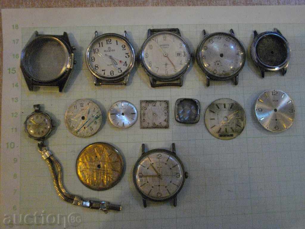 Lot of parts for watches