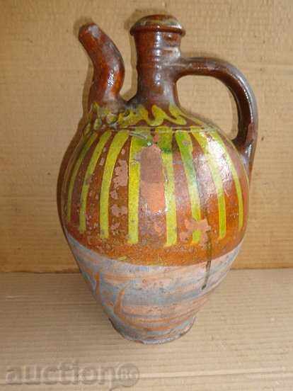 Old ceramic vinegar, shard, pottery, pitcher