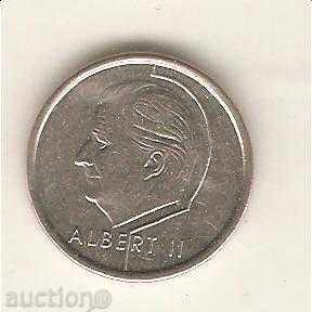 + Belgium 1 franc 1997 French legend with price 0.40 BGN | € 0.20