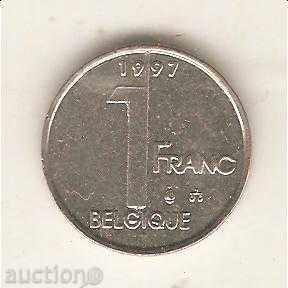 +Белгия  1 франк  1997 г.  френска   легенда
