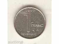 + Βέλγιο 1 φράγκο 1997 Γαλλικά θρύλος