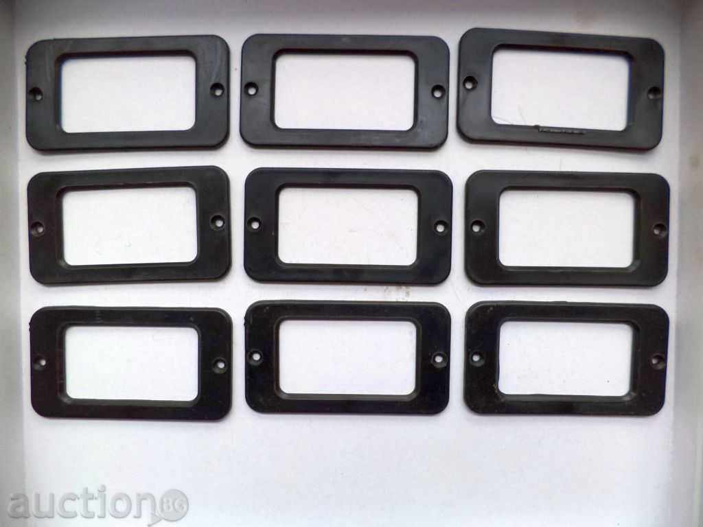 Plate frames 9 pcs. with price € 20.00 | 39.12 BGN