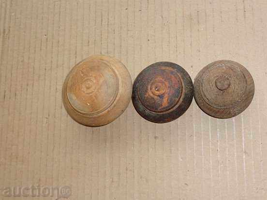 Πολλά ξύλινα μπολ, ξύλινα, μπολ, αλάτι, πιπέρι - 5