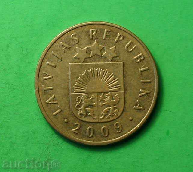 5 centime 2009 Letonia cu preț € 0.36 | 0.70 BGN