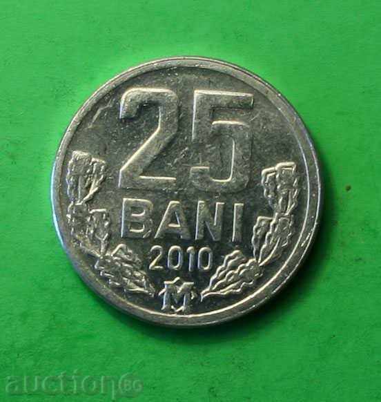 25 de bani Moldova 2010