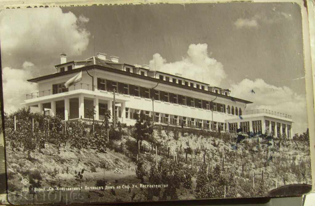 Varna - St. Konstantin - Teacher's Home - 1934