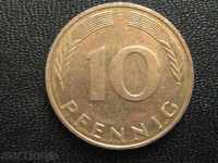 Монета 10пфеннига 1991г. ОТЛИЧНА
