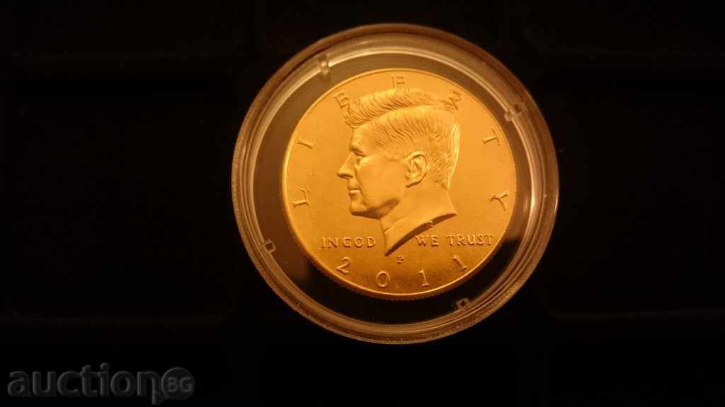 1/2 US dollar uncirculated 2011 yr limited yellow with price 25.00 BGN | € 12.78 1/2 US dollar uncirculated 2011 yr limited yellow with price 25.00 BGN | € 12.78