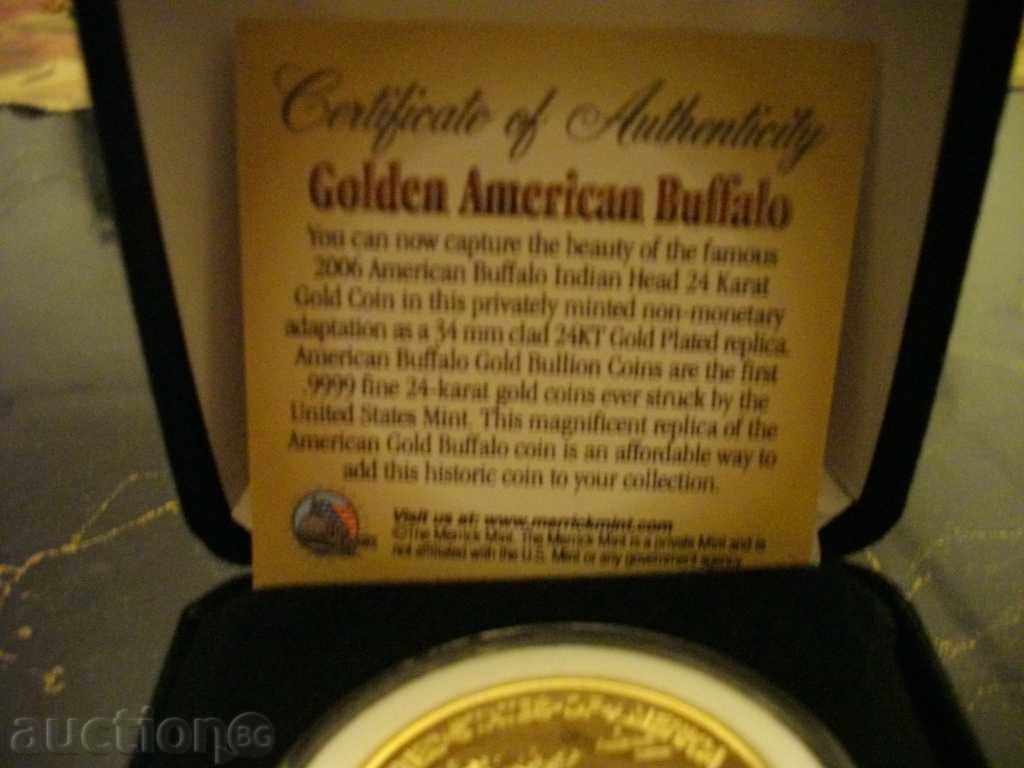 50 dollars24 carat golden bathtub did not circulate COPY with price 49.00 BGN | € 25.05