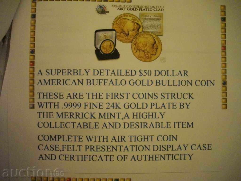 50 dollars24 carat golden bathtub did not circulate COPY - 5