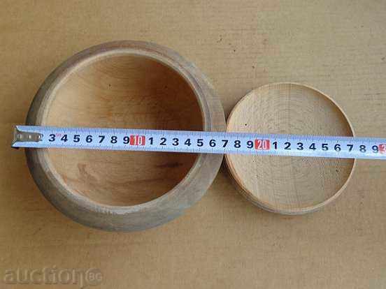 Auction Wooden bowl, wooden, salt, pepper, sugar bowl Auction Wooden bowl, wooden, salt, pepper, sugar bowl