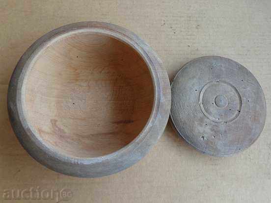 Wooden bowl, wooden, salt, pepper, sugar bowl - 5 Wooden bowl, wooden, salt, pepper, sugar bowl - 5
