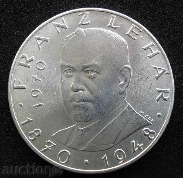 (¯`'•.¸ 25 Shillings 1970 AUSTRIA UNC- ¸.•'´¯)