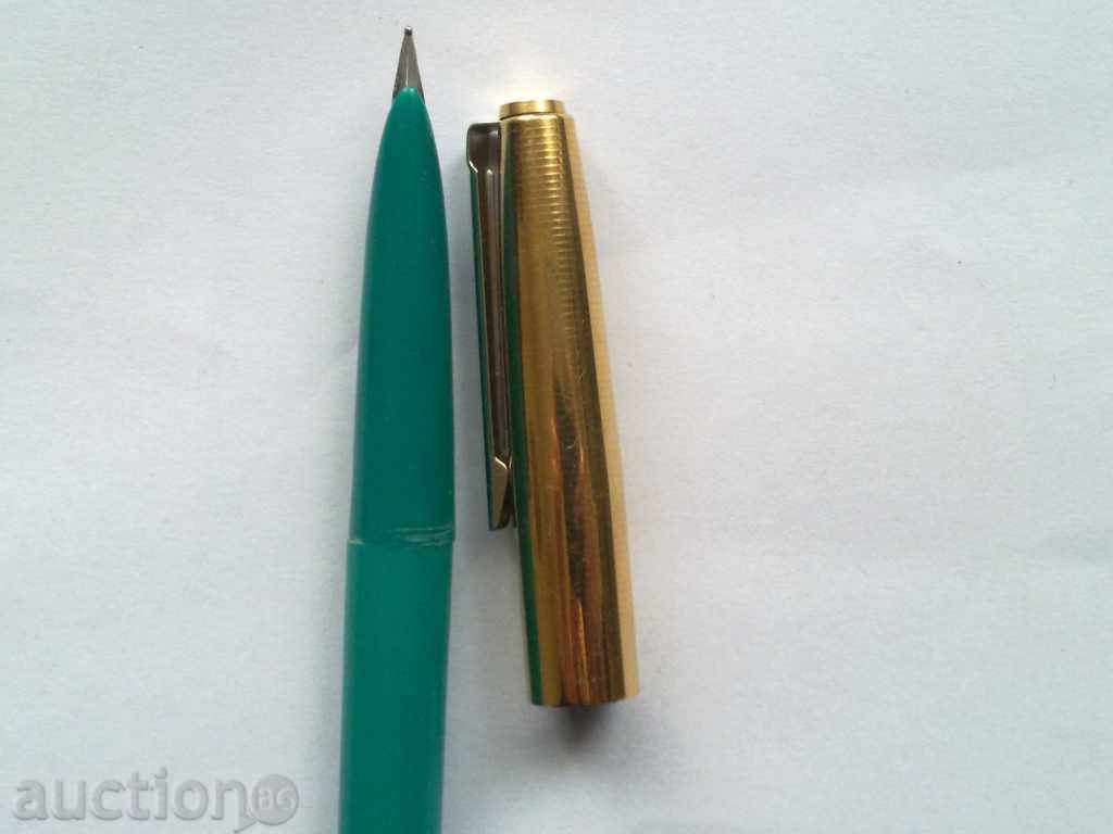 Gold-plated pen with price 15.00 BGN | € 7.67 Gold-plated pen with price 15.00 BGN | € 7.67