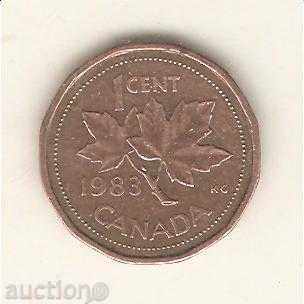 +Канада  1  цент  1983 г.
