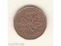 +Канада  1  цент  1983 г.