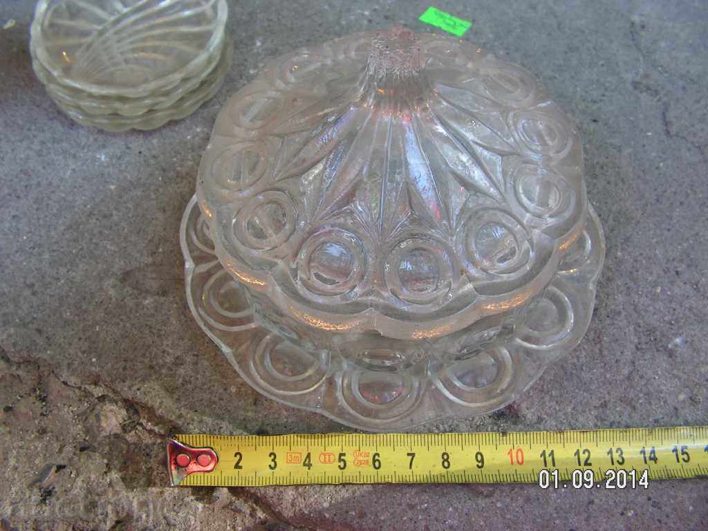 3668. STAR ZAHARNICA MASSIVE GLASS with price 8.00 BGN | € 4.09 3668. STAR ZAHARNICA MASSIVE GLASS with price 8.00 BGN | € 4.09