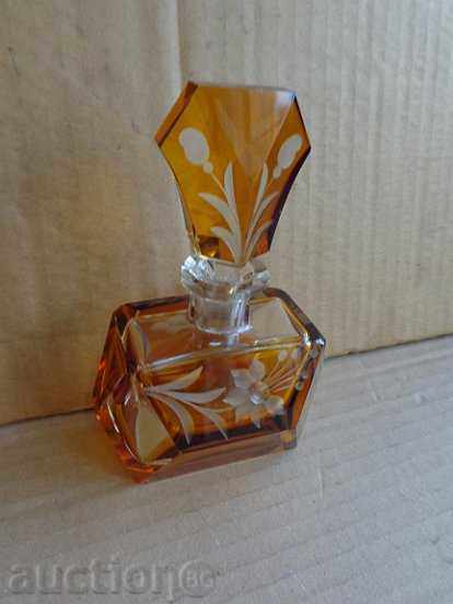 Perfume bottle, vial, bottle, crystal Bohemia early 20th century with price 267.00 BGN | € 136.51 Perfume bottle, vial, bottle, crystal Bohemia early 20th century with price 267.00 BGN | € 136.51