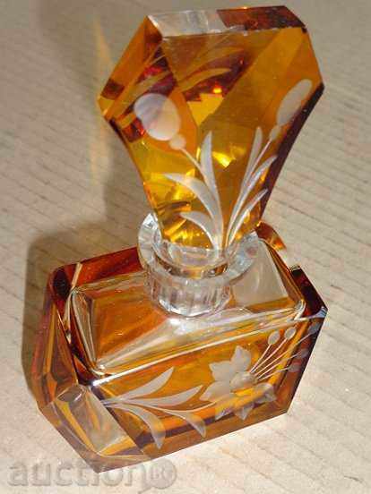 Perfume bottle, vial, bottle, crystal Bohemia early 20th century - 7 Perfume bottle, vial, bottle, crystal Bohemia early 20th century - 7