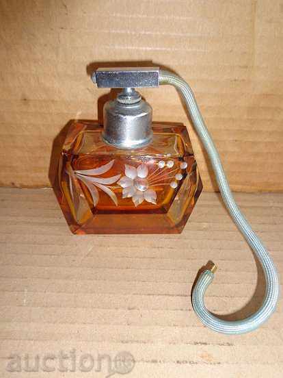 Perfume bottle, vial, bottle, crystal Bohemia early 20th century with price 159.00 BGN | € 81.30 Perfume bottle, vial, bottle, crystal Bohemia early 20th century with price 159.00 BGN | € 81.30