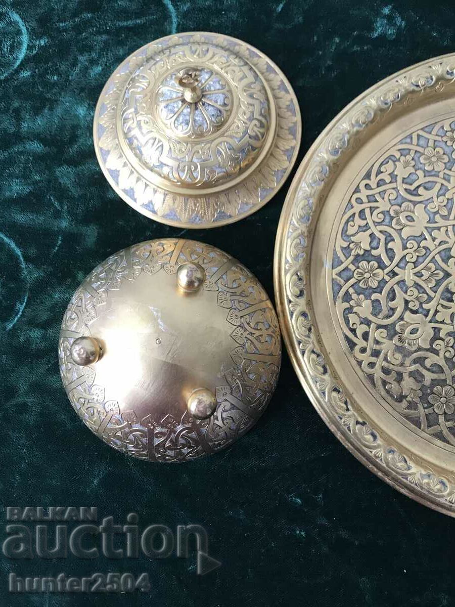 Plate (25 cm) and sugar bowl (11/6 cm) - 5 Plate (25 cm) and sugar bowl (11/6 cm) - 5