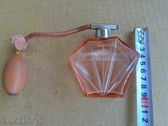 Perfume bottle, vial, bottle, crystal Bohemia early 20th century - 5