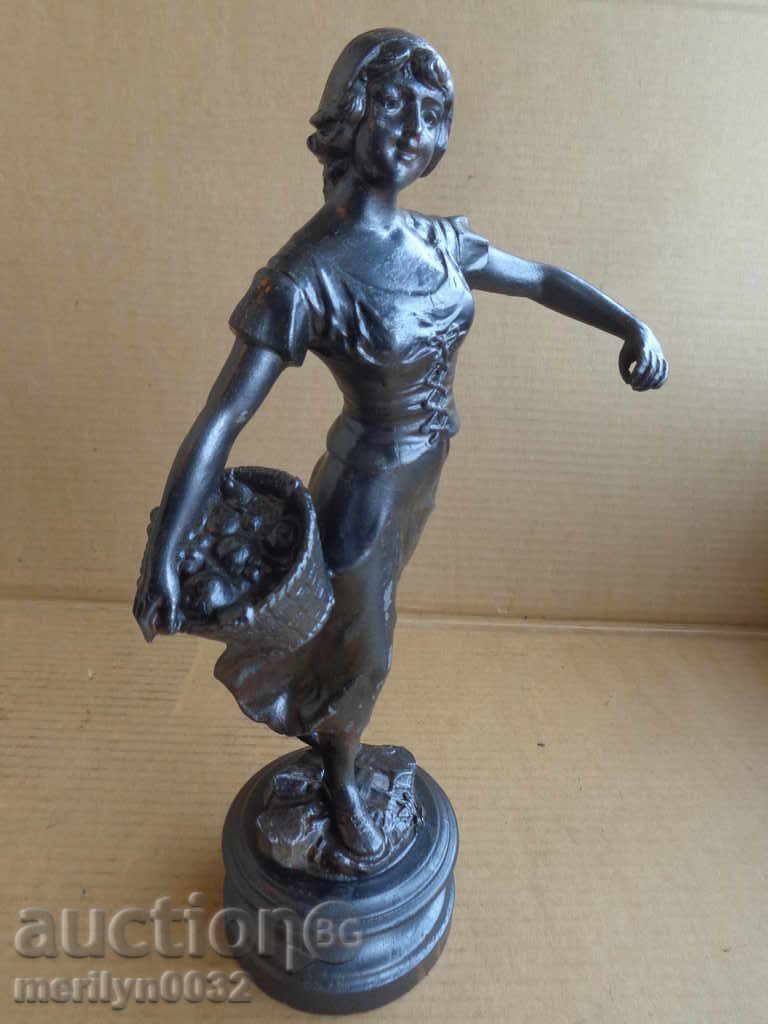 Statueta, sculptura de metal, figura, figurine, statuie