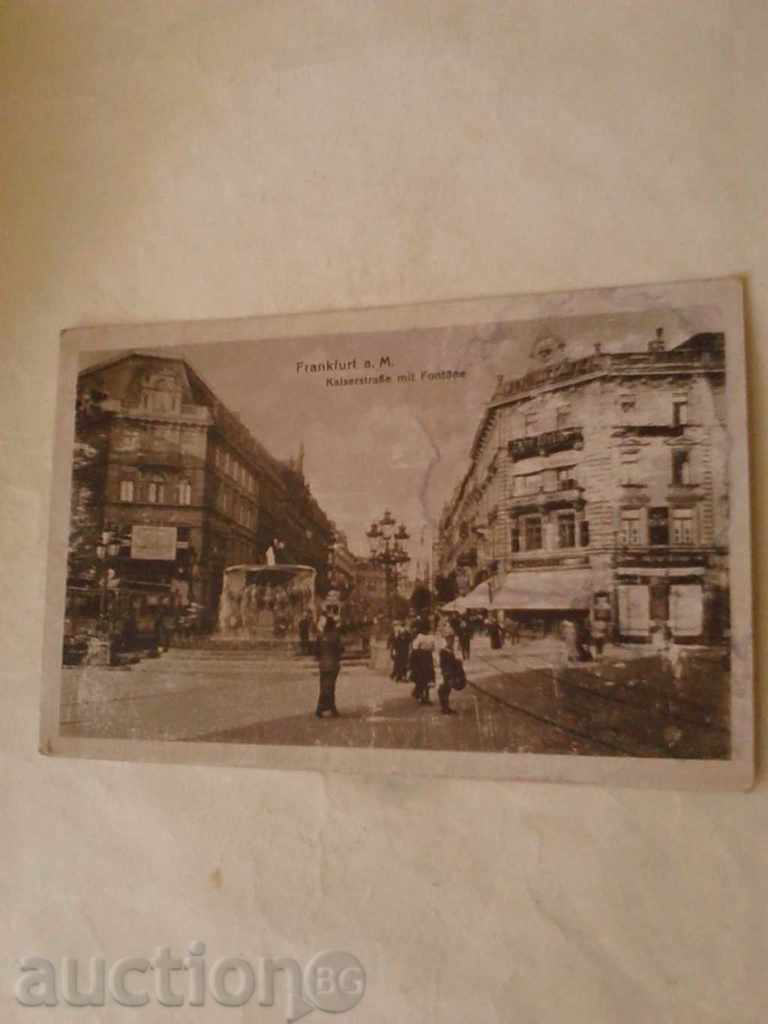 Καρτ ποστάλ Frankfurt am Main Kaiserstrase mit Fontane