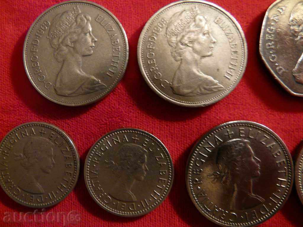 Lot English Coins - 6 Lot English Coins - 6