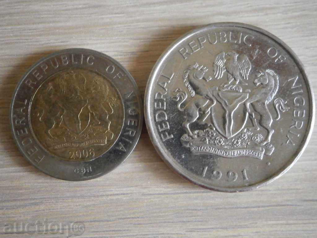 Auction  Nigeria, Set 1 seas 1991 and 2006, 45 m
