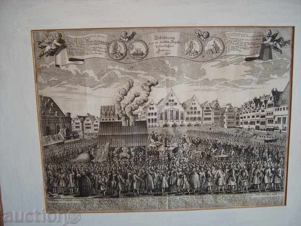 I sell old German lithography from the thirteenth century with price 110.00 BGN | € 56.24 I sell old German lithography from the thirteenth century with price 110.00 BGN | € 56.24