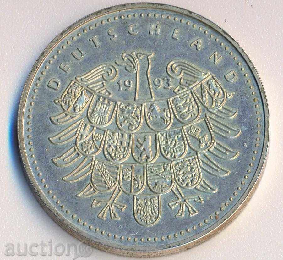 FRG silver jubilee coin Richard von Weitzzeker 1993