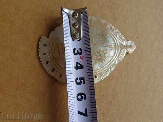 Medallion of mother-of-pearl panage from God's tomb, Christmas, cross - 5 Medallion of mother-of-pearl panage from God's tomb, Christmas, cross - 5