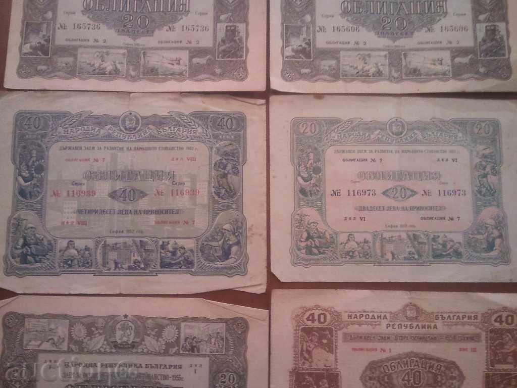 Lot Bonds 6 pieces - 5