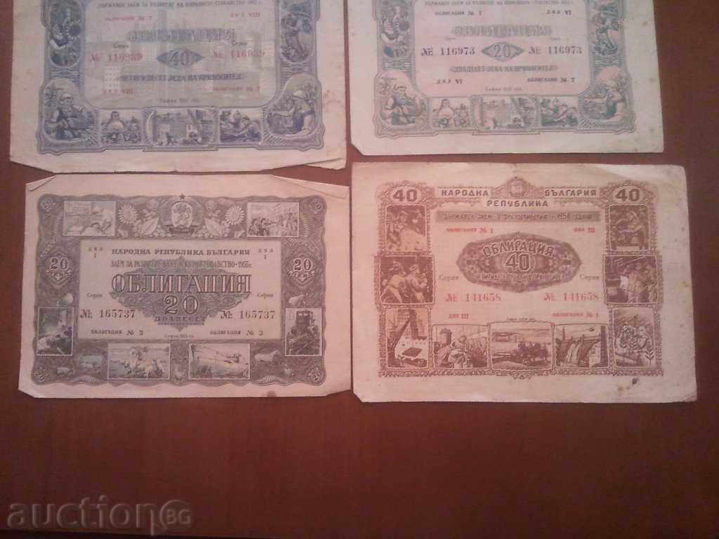 Lot Bonds 6 pieces - 6