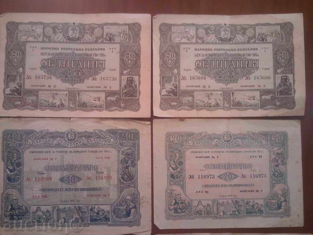 Lot Bonds 6 pieces - 7
