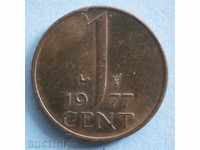 Холандия 1цент 1977г.
